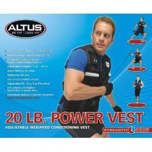 20 Pound Conditioning Vest GREAT TRAINING AID, SPORTS, FITNESS  