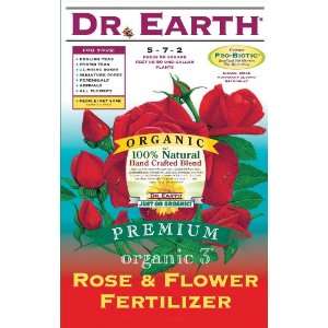   709 Organic 3 Rose & Flower Fertilizer, 12 Pound Patio, Lawn & Garden