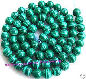 5mm Beautiful Green Malachite Round Loose Beads 15.5  