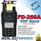 FDC FD 268A VHF Handheld portable Radio 136 174Mhz