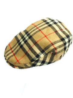 Burberry England made unisex hat. Tartan lining, made in England 