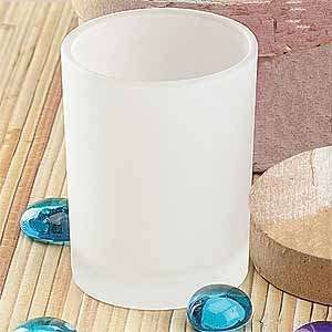   Frosted Thin Tube Votive Tealight Candle Holder 12pc
