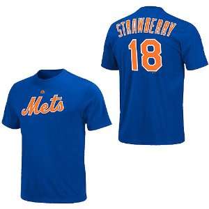 New York Mets Darryl Strawberry Cooperstown Name & Number T Shirt 