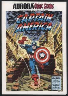 AURORA COMIC SCENES #192 140, Captain AMERICA, 1975  