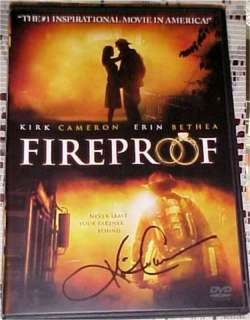 Growing Pains Kirk Cameron Signed Fireproof DVD COA  
