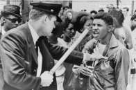 1964 Photo Nashville police nightstick African American  