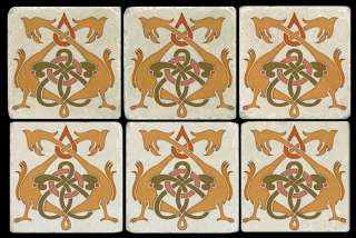 Old World Russian Design Fine Art Accent Tiles CAT 8301  