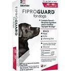 sentry fiproguard flea tick treatment dogs 45 88lbs 3 month supply 