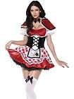 RED RIDING HOOD boutique womans fancy dress costume outfit sexy fever 