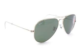 brand ray ban made in italy frame color arista gold lens color green 