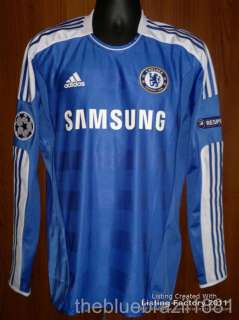 Didier Drogba Match worn/issue Chelsea Champions League 2011 2012 home 