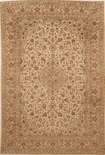 Area Rugs Handmade Carpet Persian Wool Kashan 7 x 10  