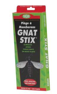 BioCare Gnat Bug Stix Insect Trap   12 Non Toxic Traps Certified Green 