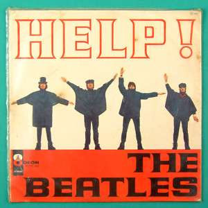 LP THE BEATLES HELP MONO BLUE LABEL BEAT ROCK 65 BRAZIL  