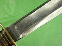 US Marbles ? Fighting Hunting Knife Dagger Bone  
