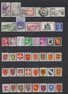 FRANCE SMALL COLLECTION 1949   1961 MH/USED  