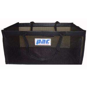 PAC All Black 12 In. x 24 In. x 14 In. Collapsible Utility Basket, 1 