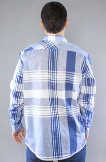   Buttondown Shirt in Blue  Karmaloop   Global Concrete Culture