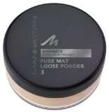  Manhattan Pure Mat Loose Powder, transp.beige, 2er Pack 