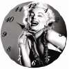 Wanduhr neu Marilyn Monroe Face Küchenuhr Quarzuhr schwarz weiß Bild 
