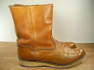   IN USA Leather Pull On Sport Hunting Work Mens Crepe Boots Size 11