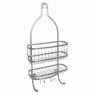 interDesign York Lyra Shower Caddy in Chrome 61970 at The Home Depot