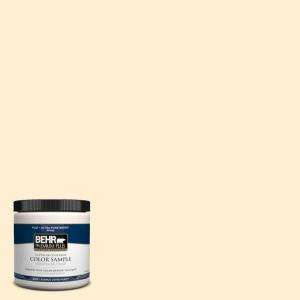 BEHR Premium Plus 8 oz. Vanilla Milkshake Interior/Exterior Paint 