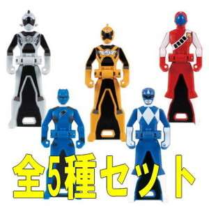 Kaizoku Sentai Goseiger Ranger Key 4 Candy Toy 5 figure  