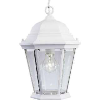   LightingWelbourne Collection Textured White 1 light Hanging Lantern