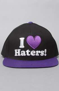 DGK The Haters Snapback Cap in Black Purple  Karmaloop   Global 