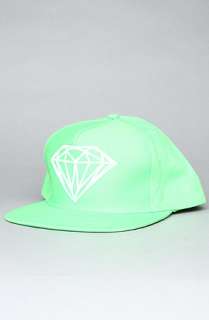 Diamond Supply Co. The Brilliant Snapback Cap in Kelly Green White 