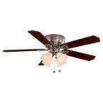 Home Depot   Carriage House 52 in. Brushed Nickel Indoor Ceiling Fan 