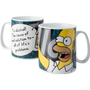 United Labels 0199028   The Simpsons Riesen Tasse To Alcohol 850 ml 