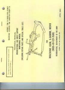 Machine Gun,5.56MM M249 (SAW) Maintenance(1984 edition)  
