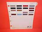 1982 LINCOLN MARK VI TOWN CAR PAINT CHIPS COLOR CHART