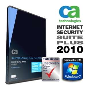 CA Internet Security Suite Plus 2010   3 User   1YR Security 