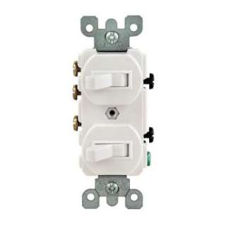 Leviton 15 Amp 3 Way Double Toggle Switch R62 05241 0WS at The Home 