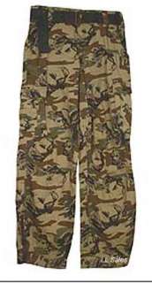 Tupac Shakur Makavali Branded Camo Cargo Pants w/ Belt  