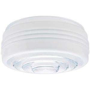   In. X 8 3/4 In. White and Clear Drum Shade 8560808 