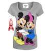   Mickey & Minnie Mouse Retro Comic DAMEN T Shirt LOVE Sports Grey Gr. L