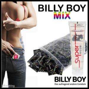 100 Billy Boy MIX Kondome Condome + Gratis Gleitgel NEU  
