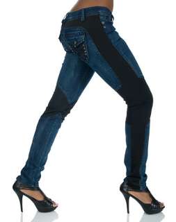DEREON SEXY PIECED SKINNY JEAN  