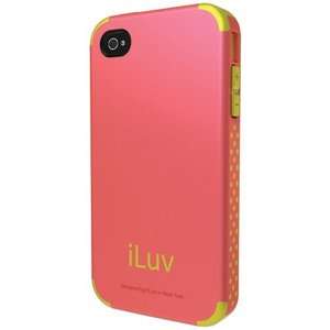 N17 New iLuv Regatta Dual Layers Hard+Rubber Case for iPhone 4/4S 
