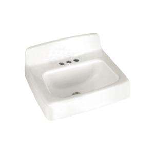 American Standard Regalyn Wall Hung Bathroom Sink in White 4867.004 