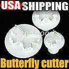   butterfly mold cake cutter plunger paste fondant sugarcraft decorating