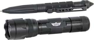  Tactical Pen and Flashlight Set UZI TFLP Combo 3 watt Cree LED bulb