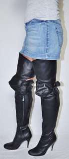 Authentic $1360 Vivienne Westwood Leather High Heeled Boots US 6 EU 36 