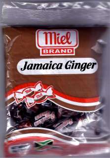 PACK OF MIEL JAMAICAN CANDY SWEETS   GINGER LOG 54G  