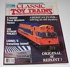 classic toy trains magazine operator collector lionel s o gauge