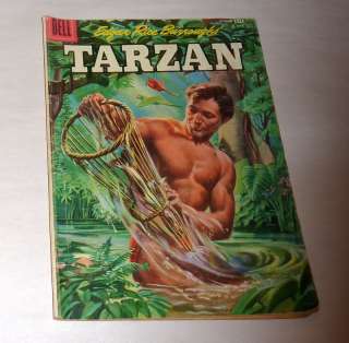 VINTAGE 1955 DELL COMIC BOOK TARZAN #73   TOTAL BEEFCAKE  